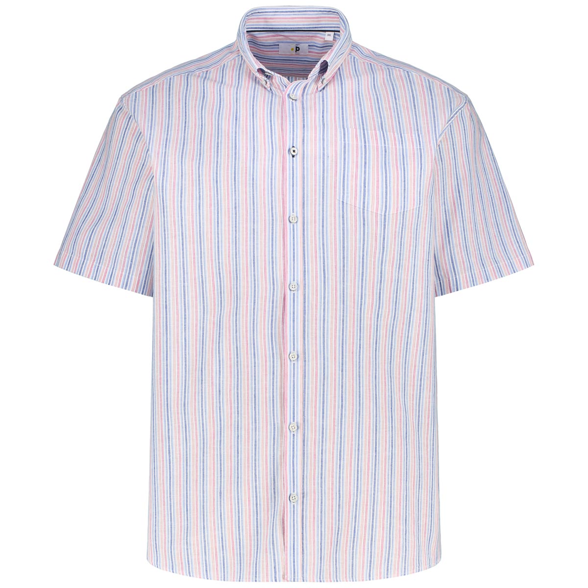 Pfundskerl Freizeithemd mit Leinen Farbe hellblau Größe: 4XL günstig online kaufen