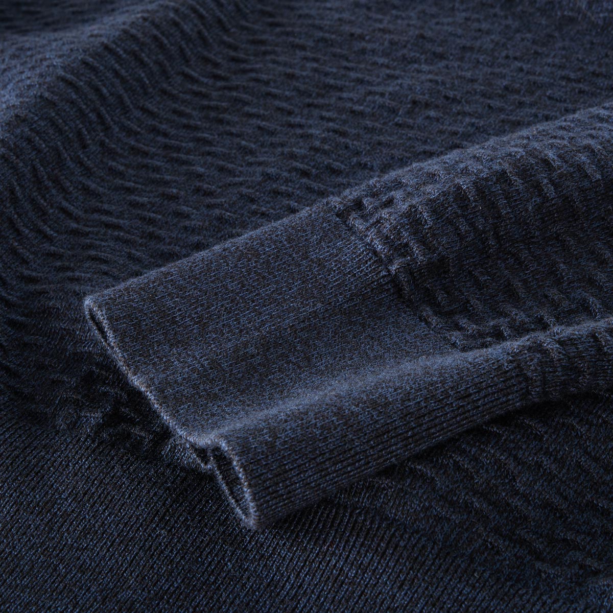 PME LEGEND Troyer aus Baumwolle dunkelblau