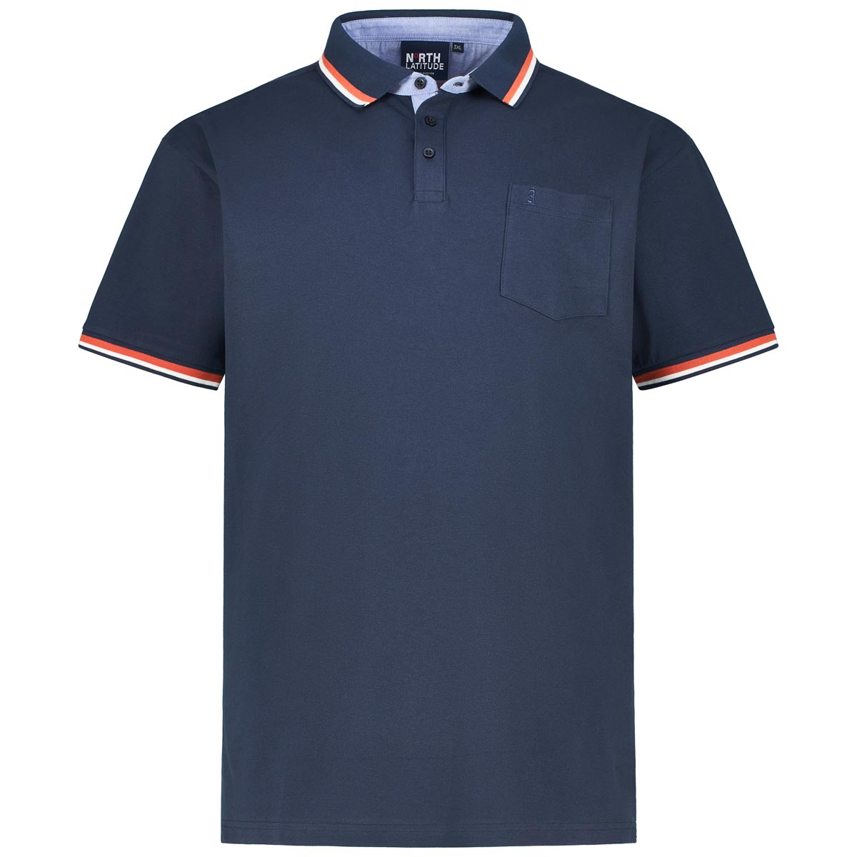 North Poloshirt mit Elasthan Farbe dunkelblau Größe: 8XL günstig online kaufen