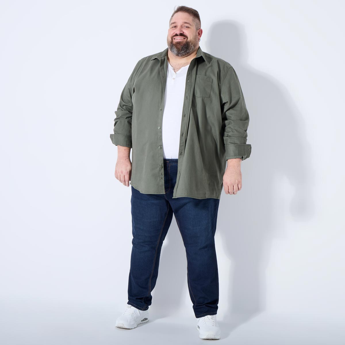 Pfundskerl Stretch-Jeans "Toronto", Regular Fit dunkelblau