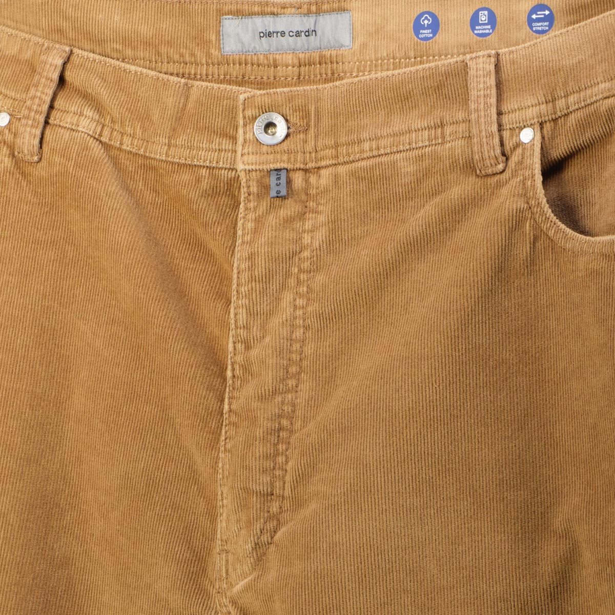 Pierre Cardin Cordhose "Lyon" mit Stretch, Slim Fit beige