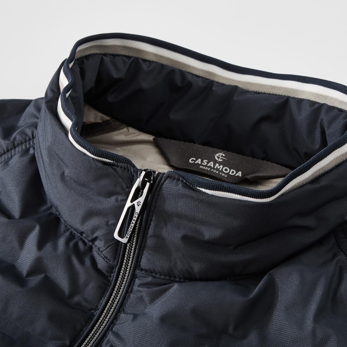 CASA MODA Steppjacke, wind- und wasserabweisend dunkelblau