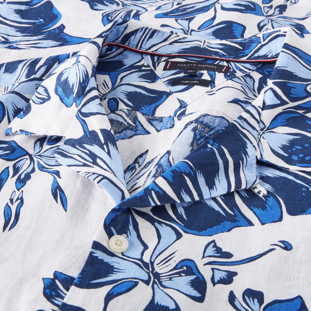 Tommy Hilfiger Freizeithemd aus Leinen weiß