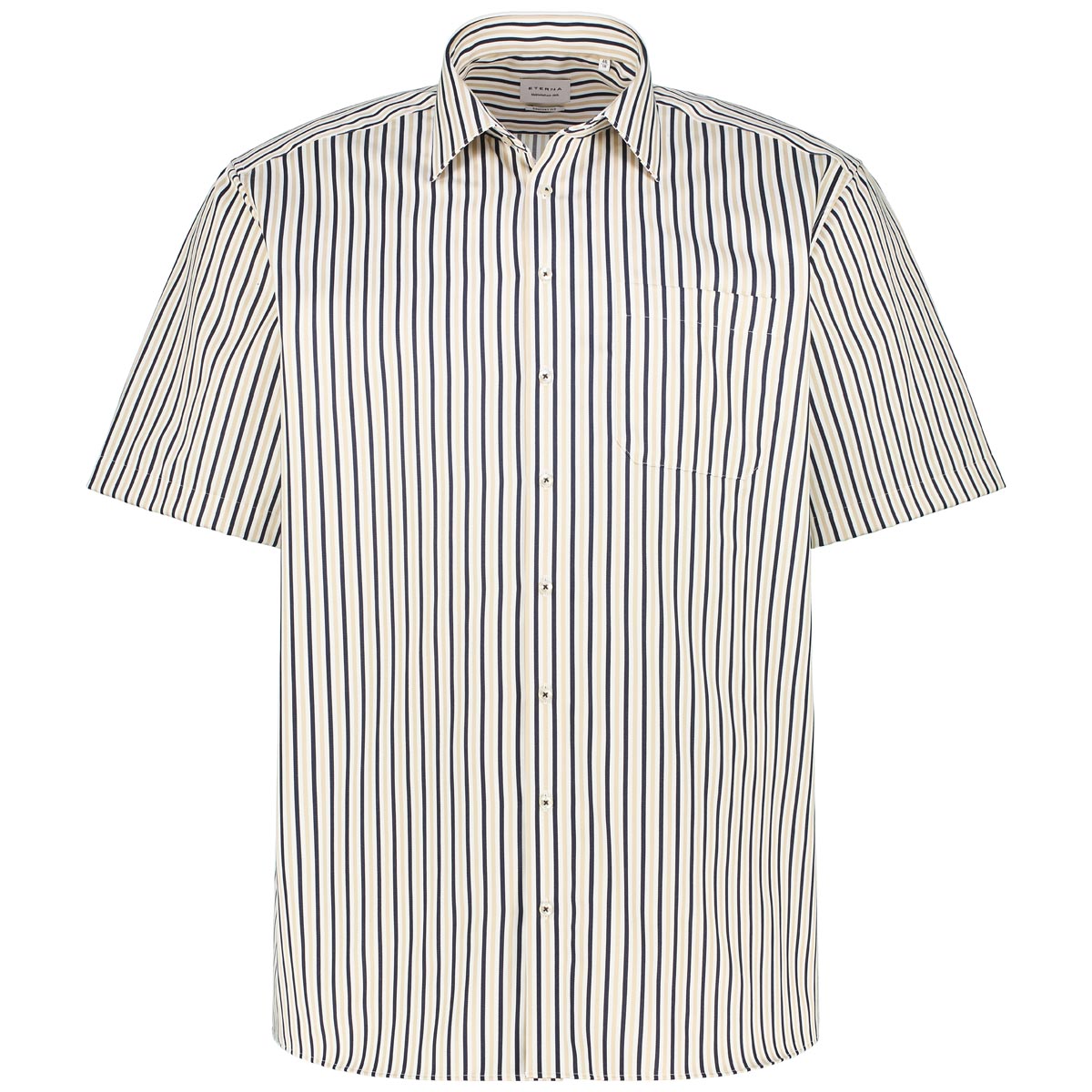 ETERNA Businesshemd mit Streifen Farbe beige Größe: 46 günstig online kaufen
