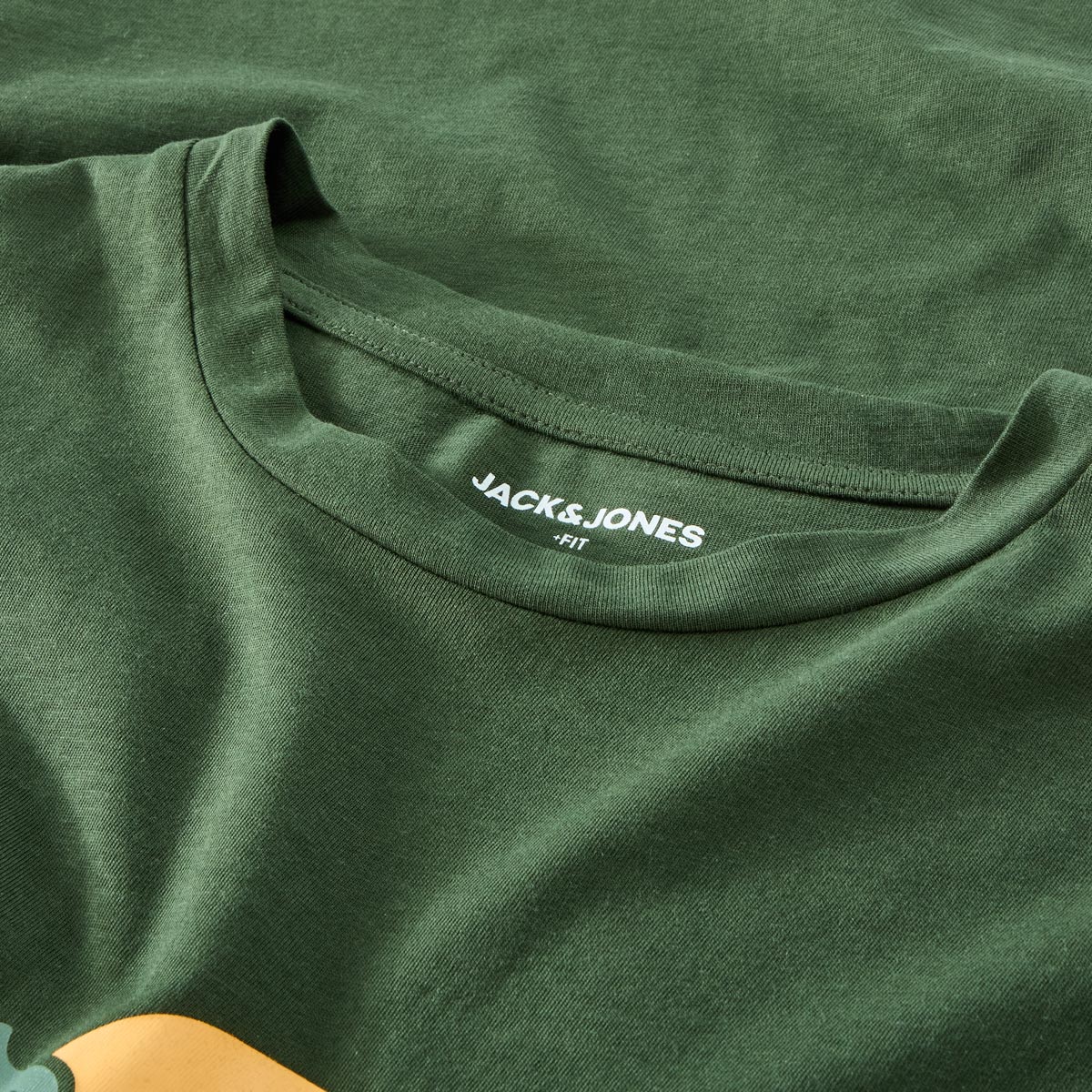 Jack&Jones T-Shirt mit Motiv-Print grün