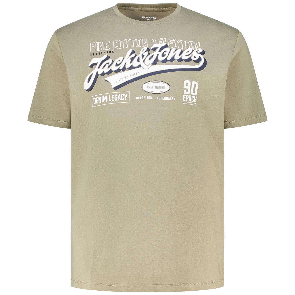 T-Shirt mit Label-Print