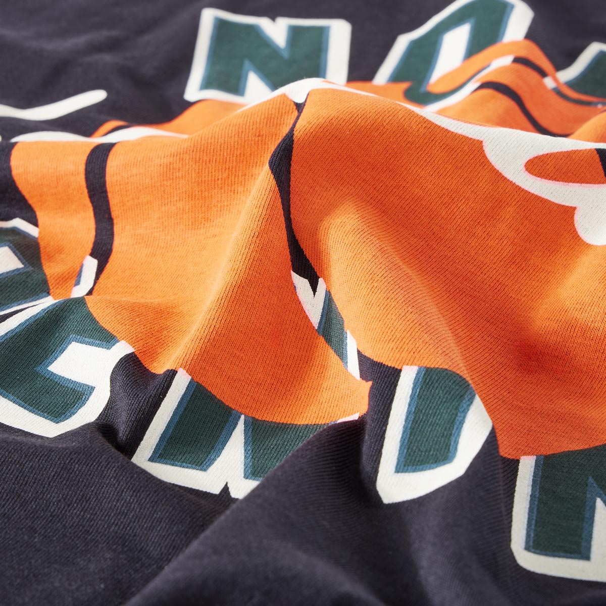 North T-Shirt mit Rückenprint schwarz