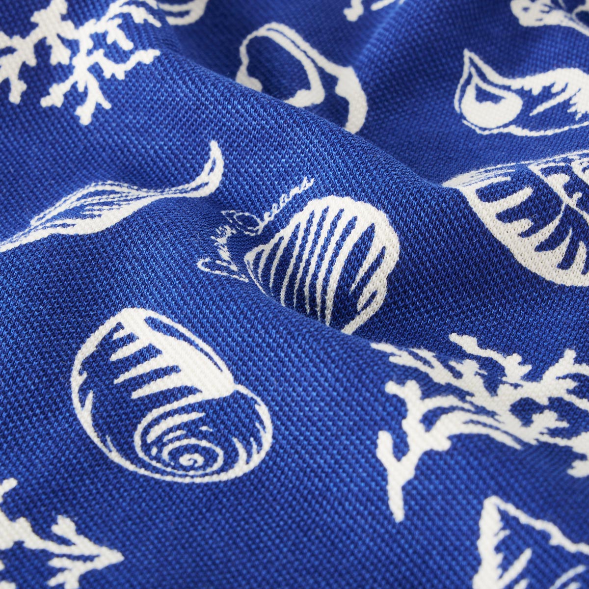 Gant Poloshirt mit Motiv-Print blau