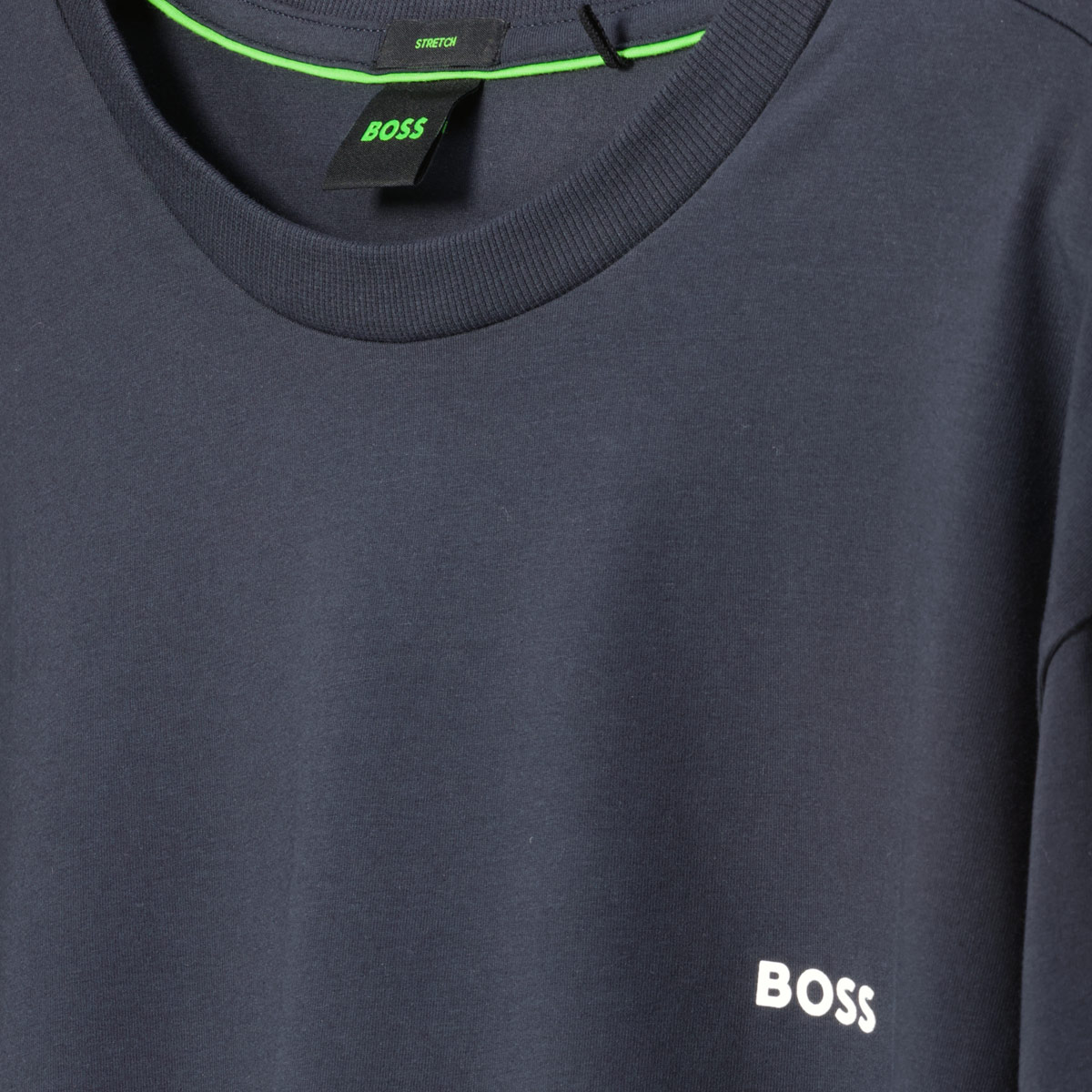 BOSS Longsleeve mit Elasthan dunkelblau