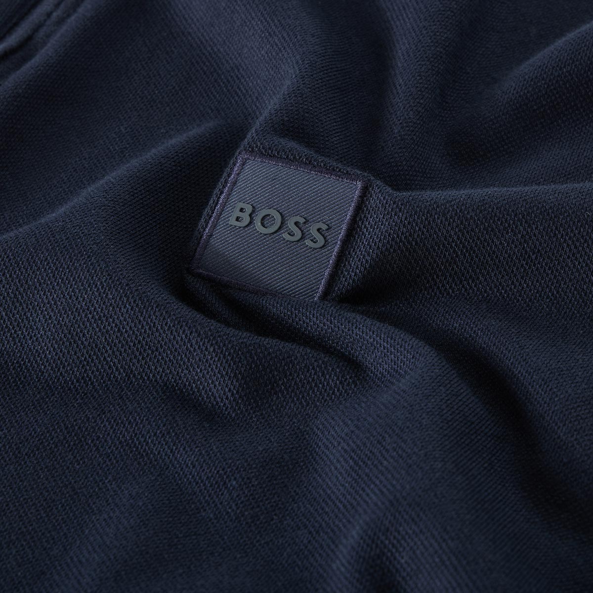 BOSS Poloshirt mit Stretch dunkelblau