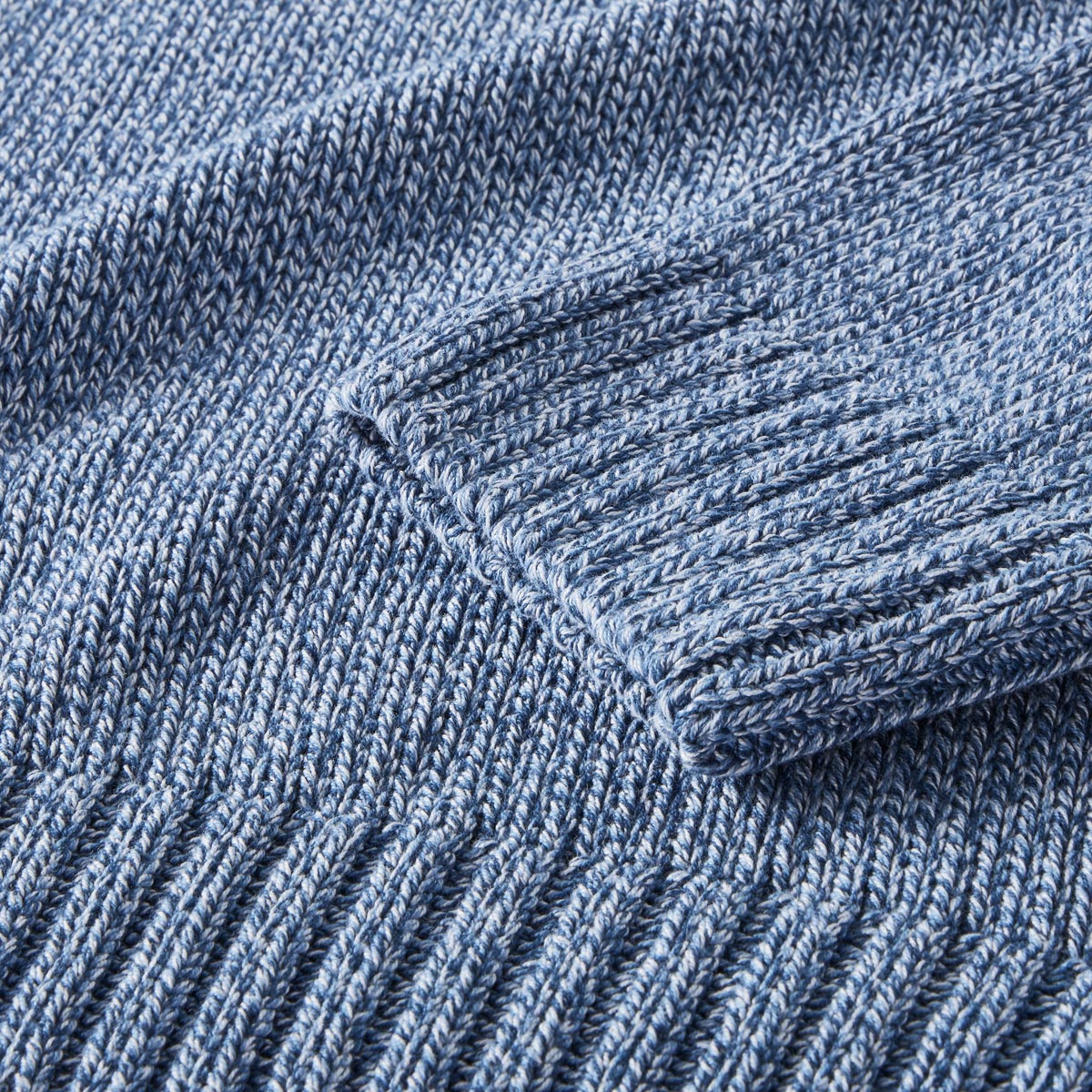 Hajo Strickpullover aus Baumwolle royalblau