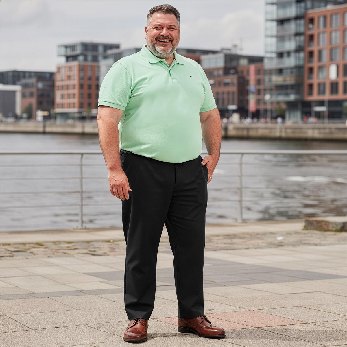 Pfundskerl Baumwollhose mit Stretch, Tapered Fit schwarz