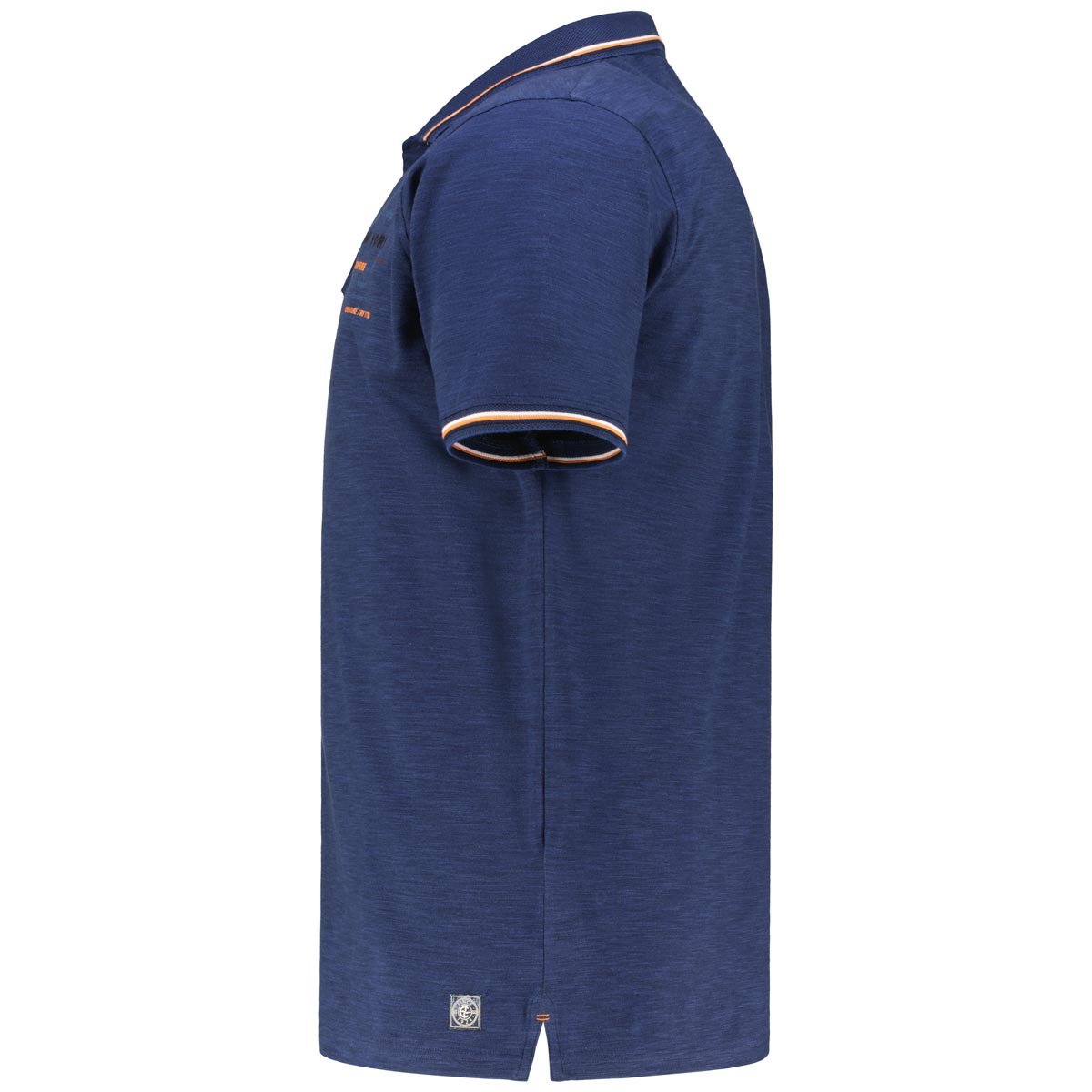 CASA MODA Poloshirt mit Elasthan blau