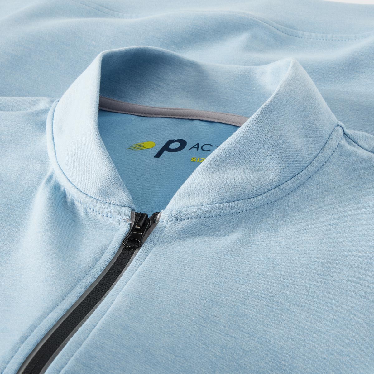 Pfundskerl p ACTIVE Sweatjacke, elastisch, weich und leicht hellblau