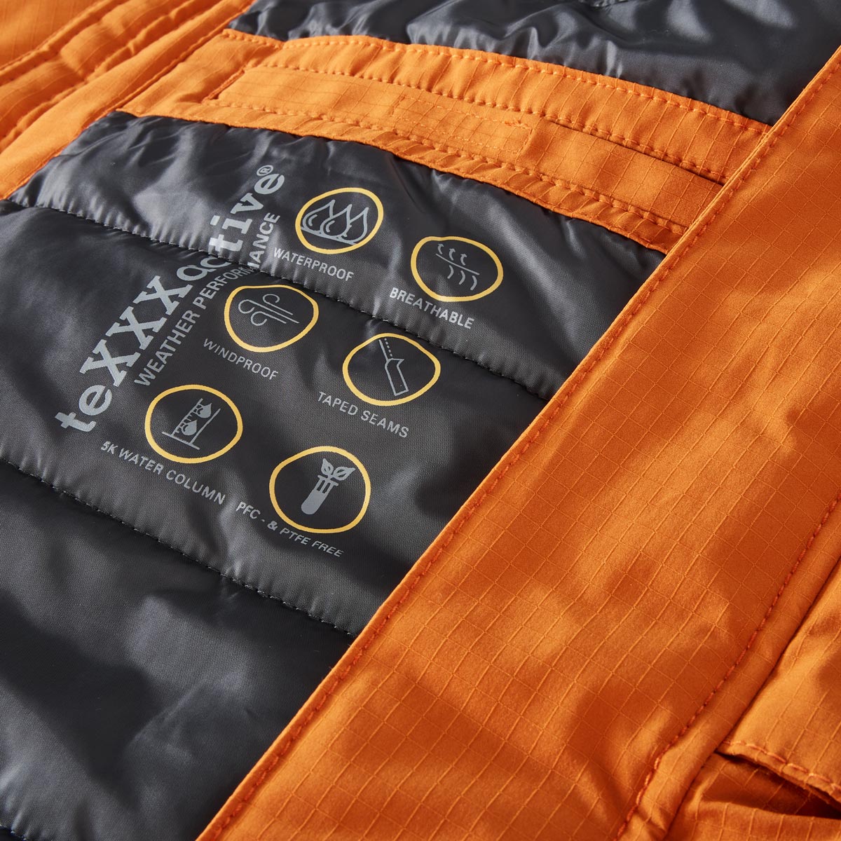 camel active Funktionsparka, wind- und wasserdicht orange