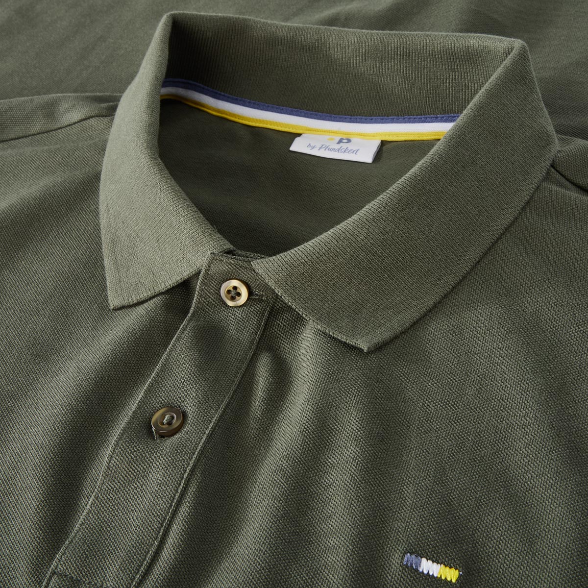 Pfundskerl Poloshirt aus Baumwolle oliv