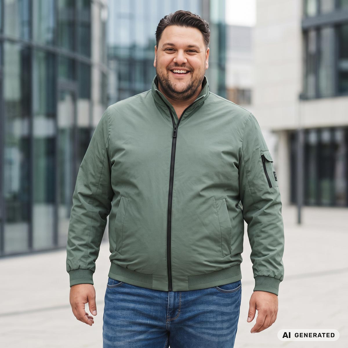 CASA MODA Blouson, wind- und wasserabweisend türkis