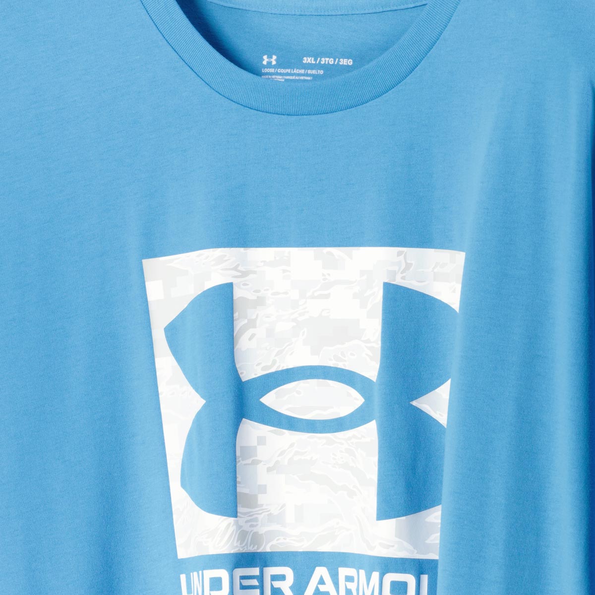 Under Armour T-Shirt aus Baumwollmischung mittelblau