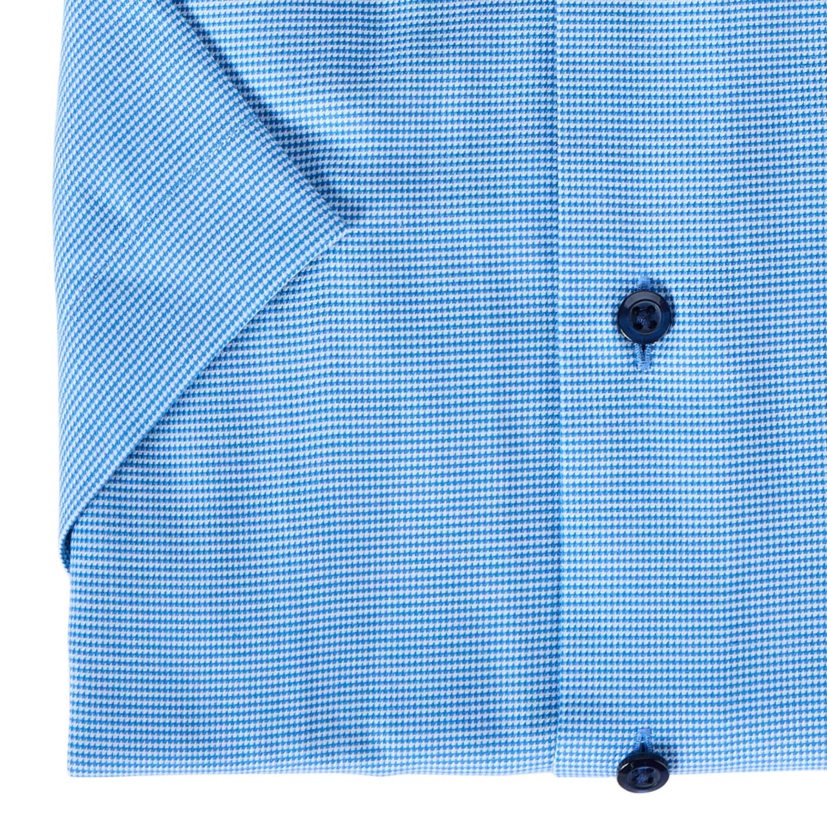 ETERNA Businesshemd, bügelfrei, kurzarm mittelblau