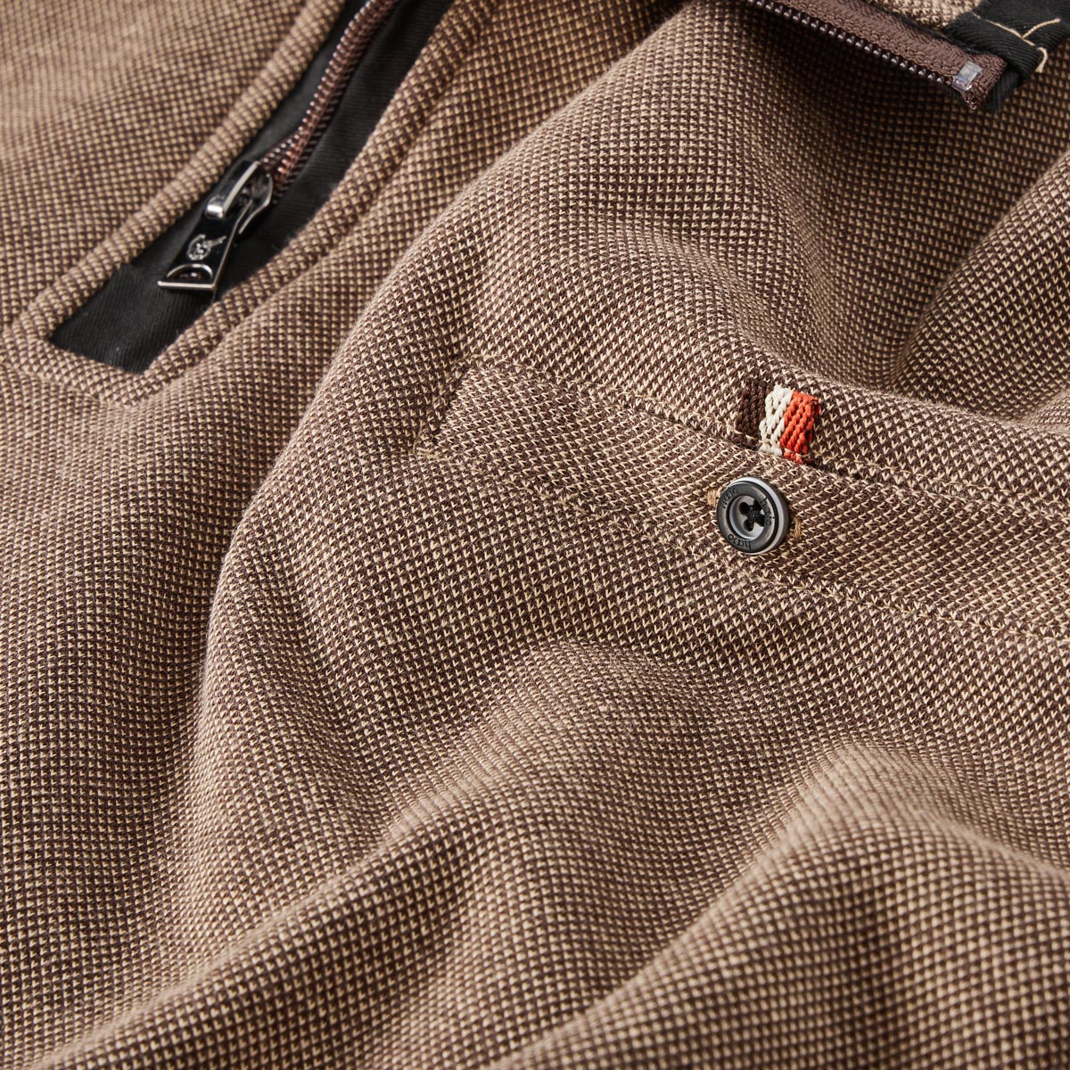 Hajo Sweatshirt mit "Stay Fresh" sand