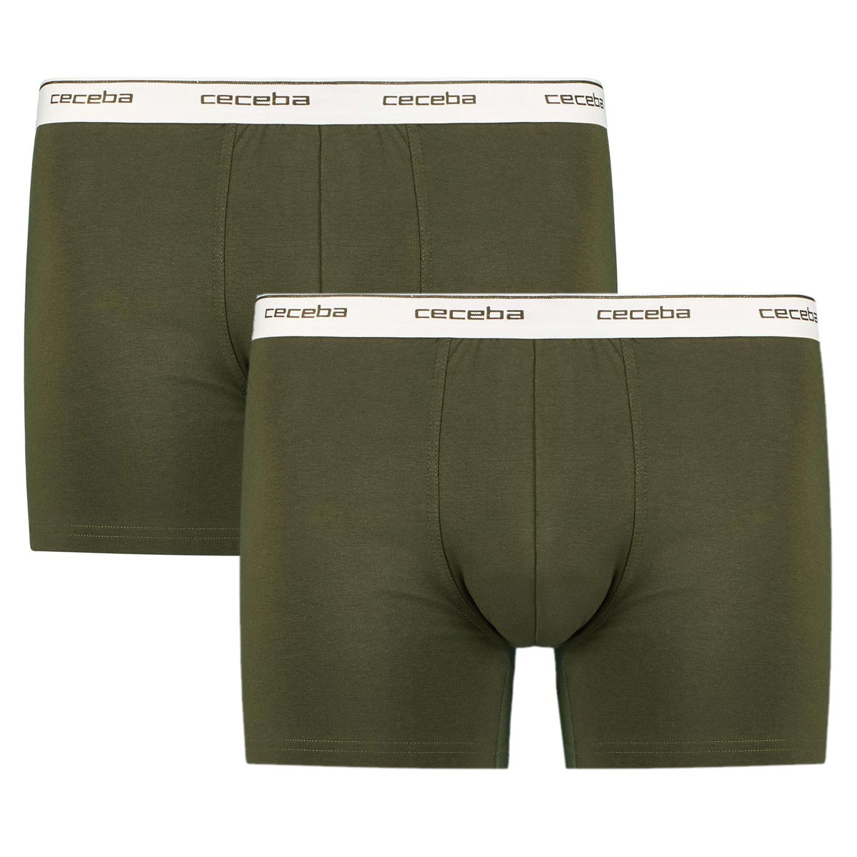 Doppelpack Pants aus Baumwoll-Jersey mit Stretch