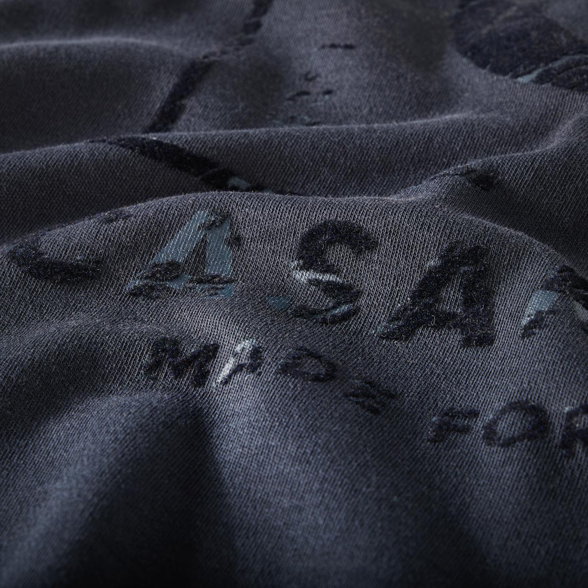 CASA MODA T-Shirt mit Label-Print dunkelblau