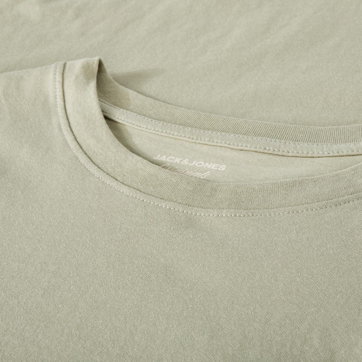 Jack&Jones T-Shirt mit Label-Print Farbe oliv Größe: 3XL günstig online kaufen