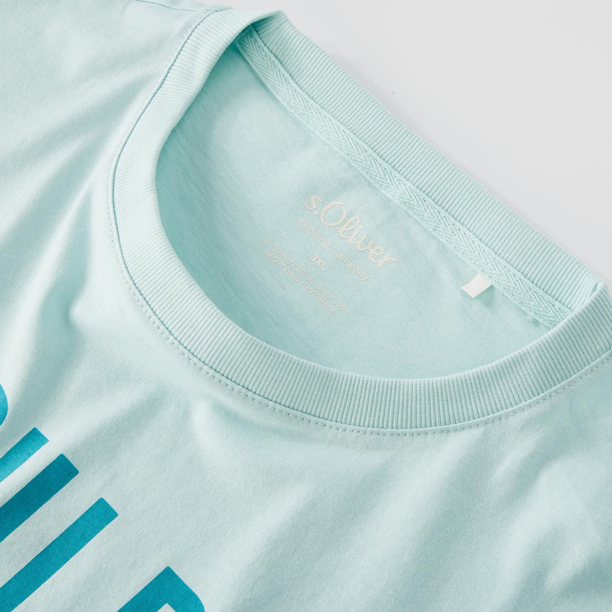 s.Oliver T-Shirt mit Motiv-Print mint