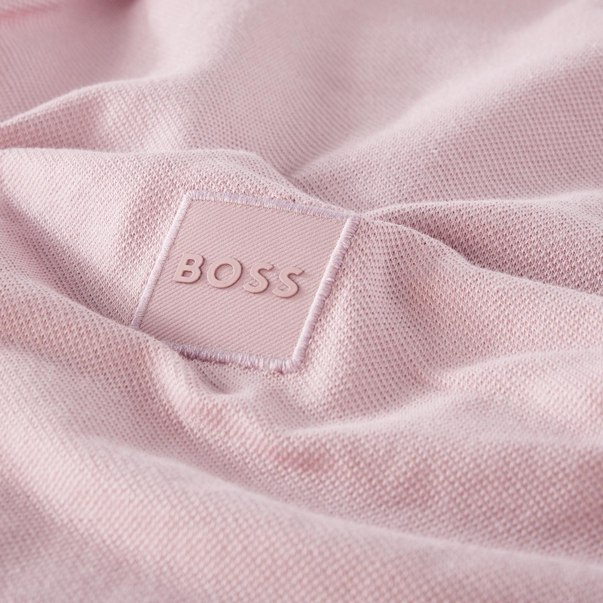 BOSS Poloshirt mit Elasthan altrosa