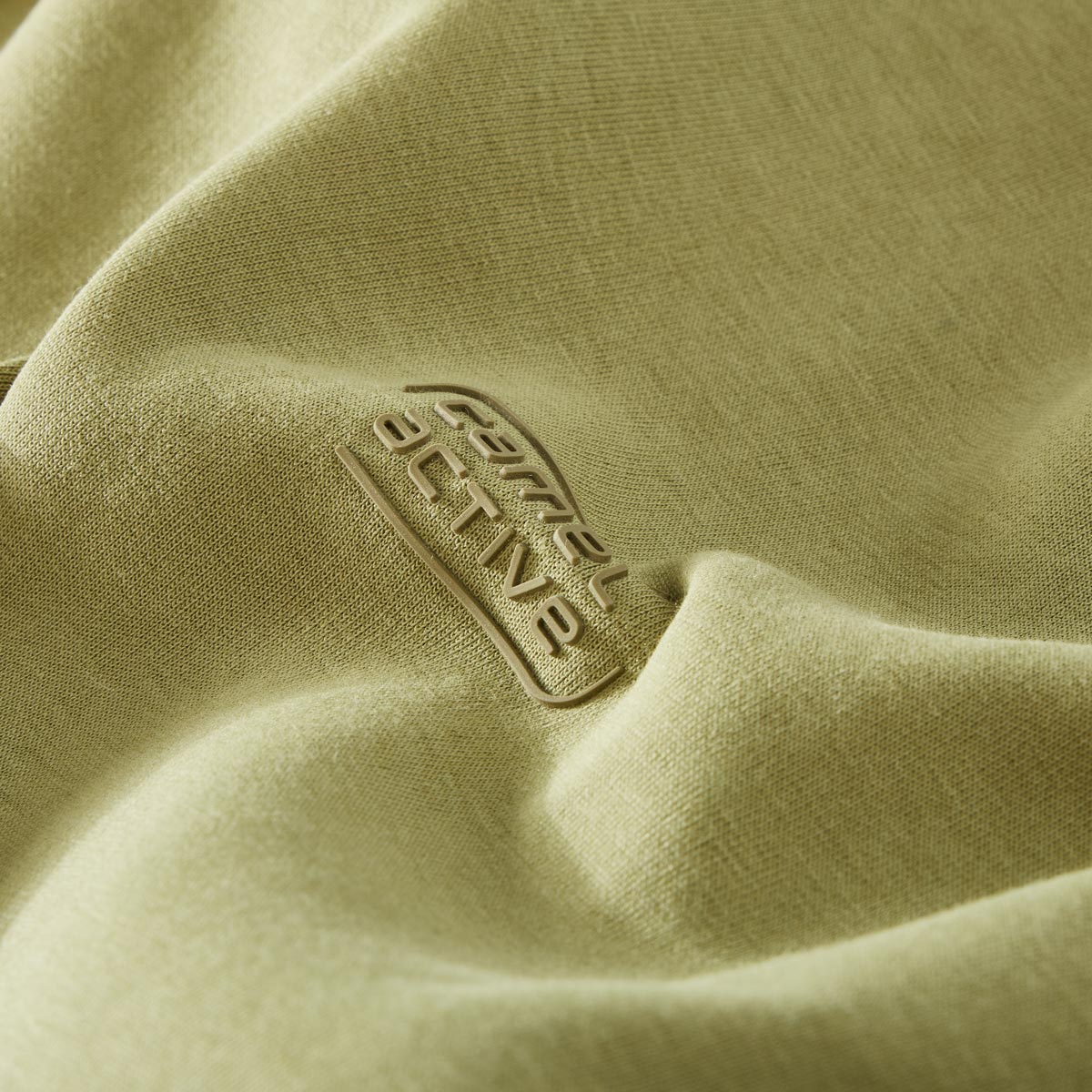 camel active Hoodie mit Stretch grün