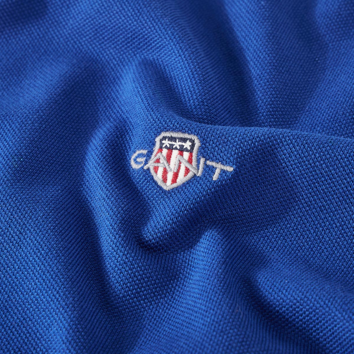 Gant Poloshirt aus Baumwolle blau