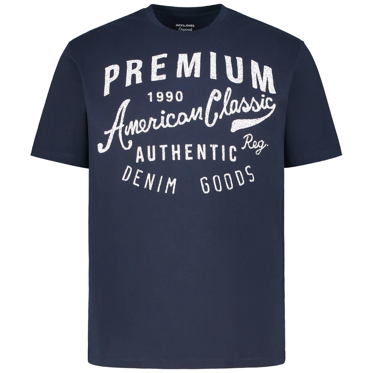 Jack&Jones T-Shirt Mit Motiv-Print Farbe Marine Größe, 3XL