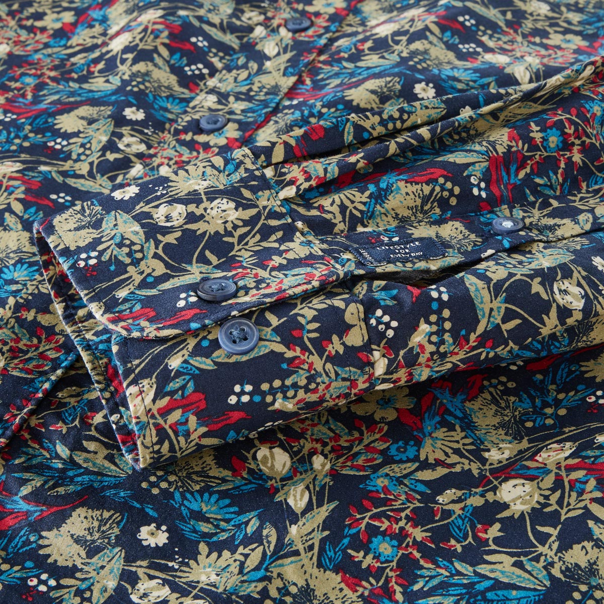 Lerros Freizeithemd mit Elasthan blau