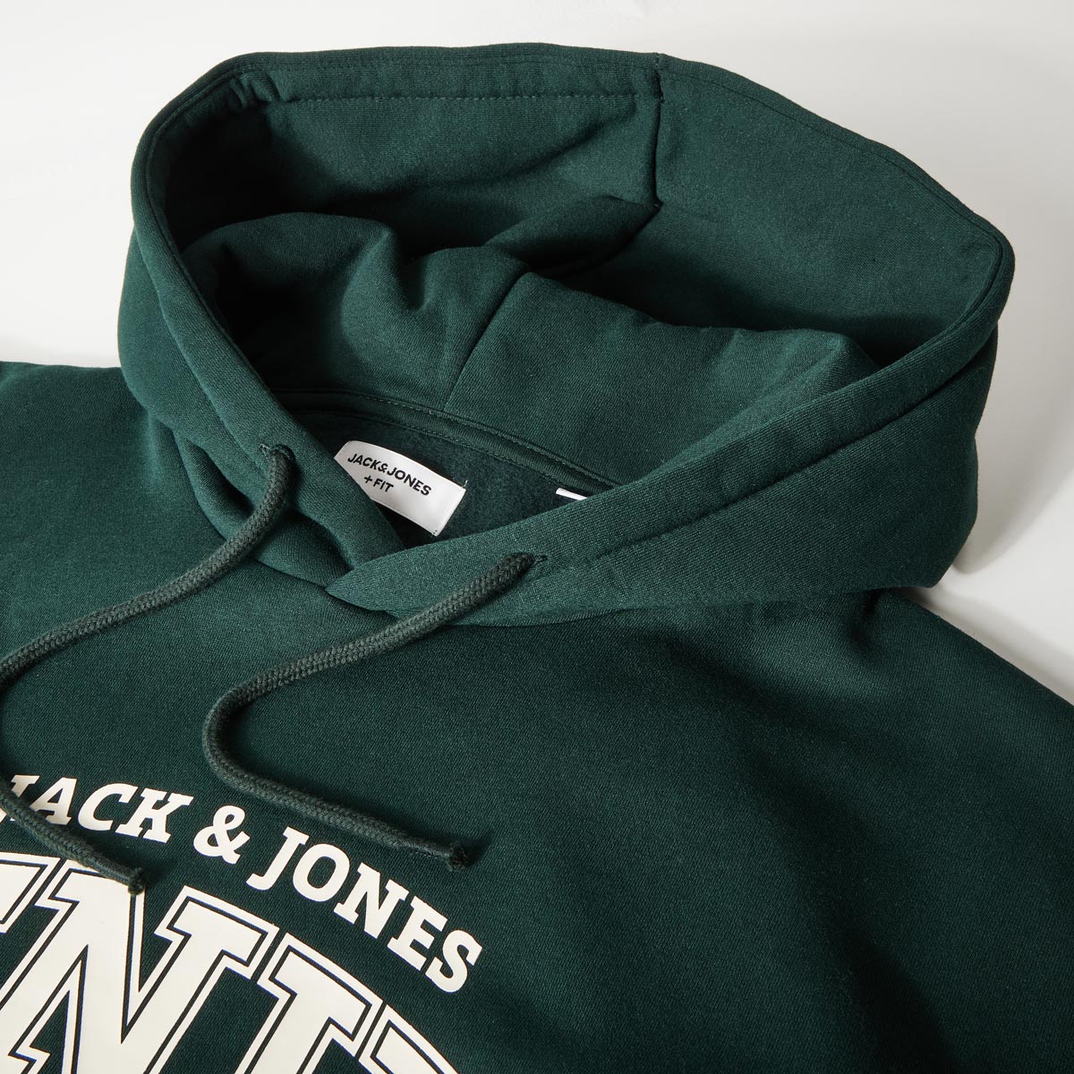 Jack&Jones Hoodie mit Kängurutasche dunkelgrün