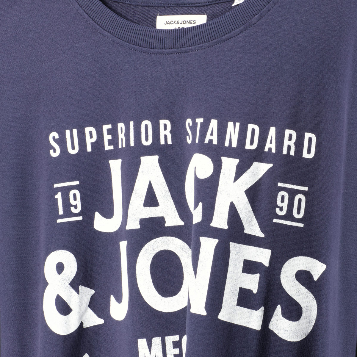 Jack&Jones Sweatshirt aus Baumwolle blau