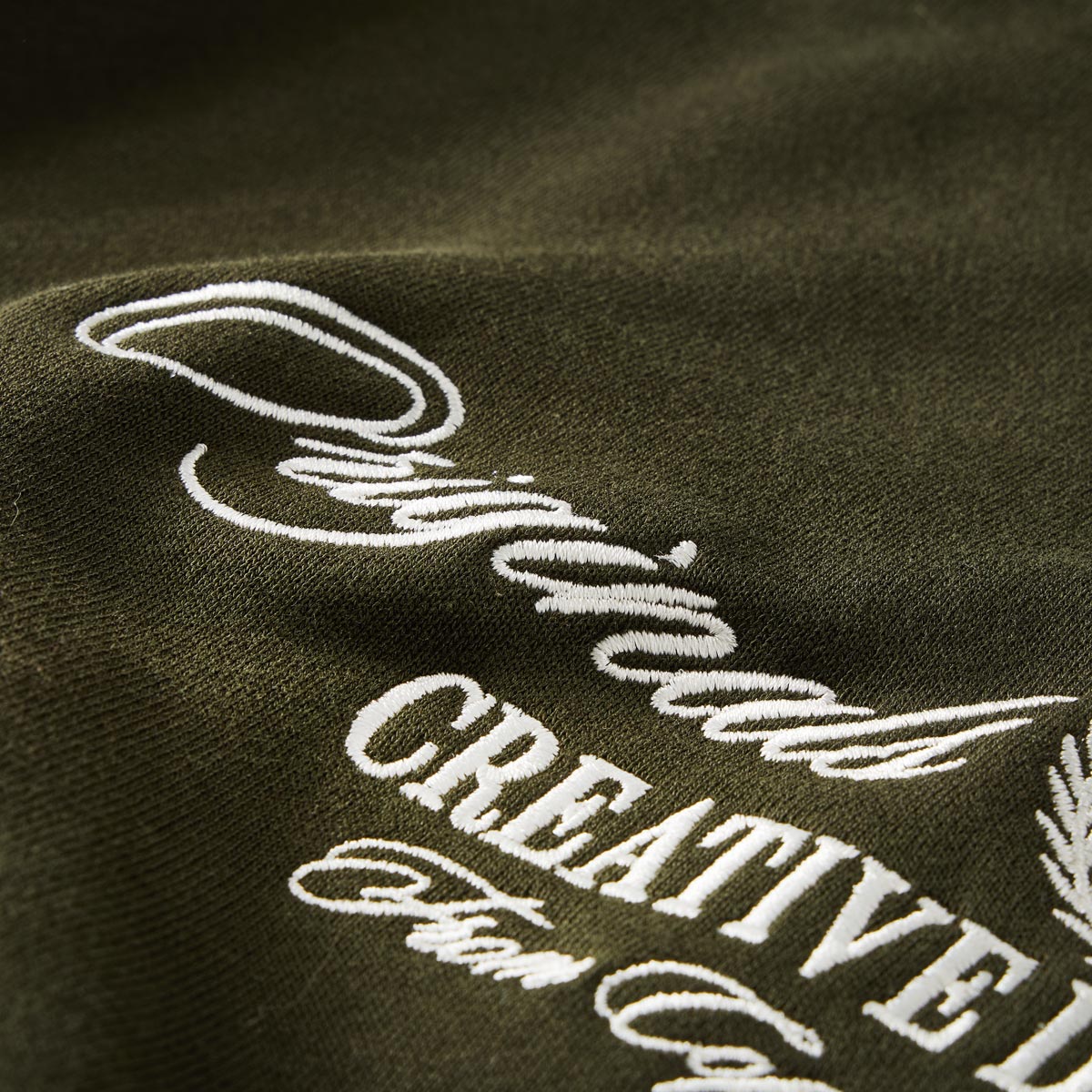 Jack&Jones Hoodie aus Baumwoll-Jersey oliv