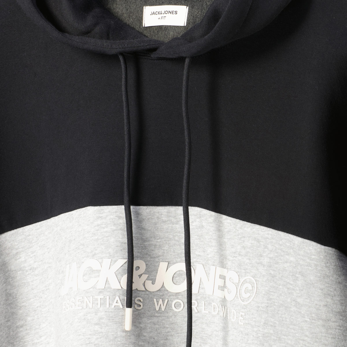 Jack&Jones Hoodie aus Baumwollmischung schwarz