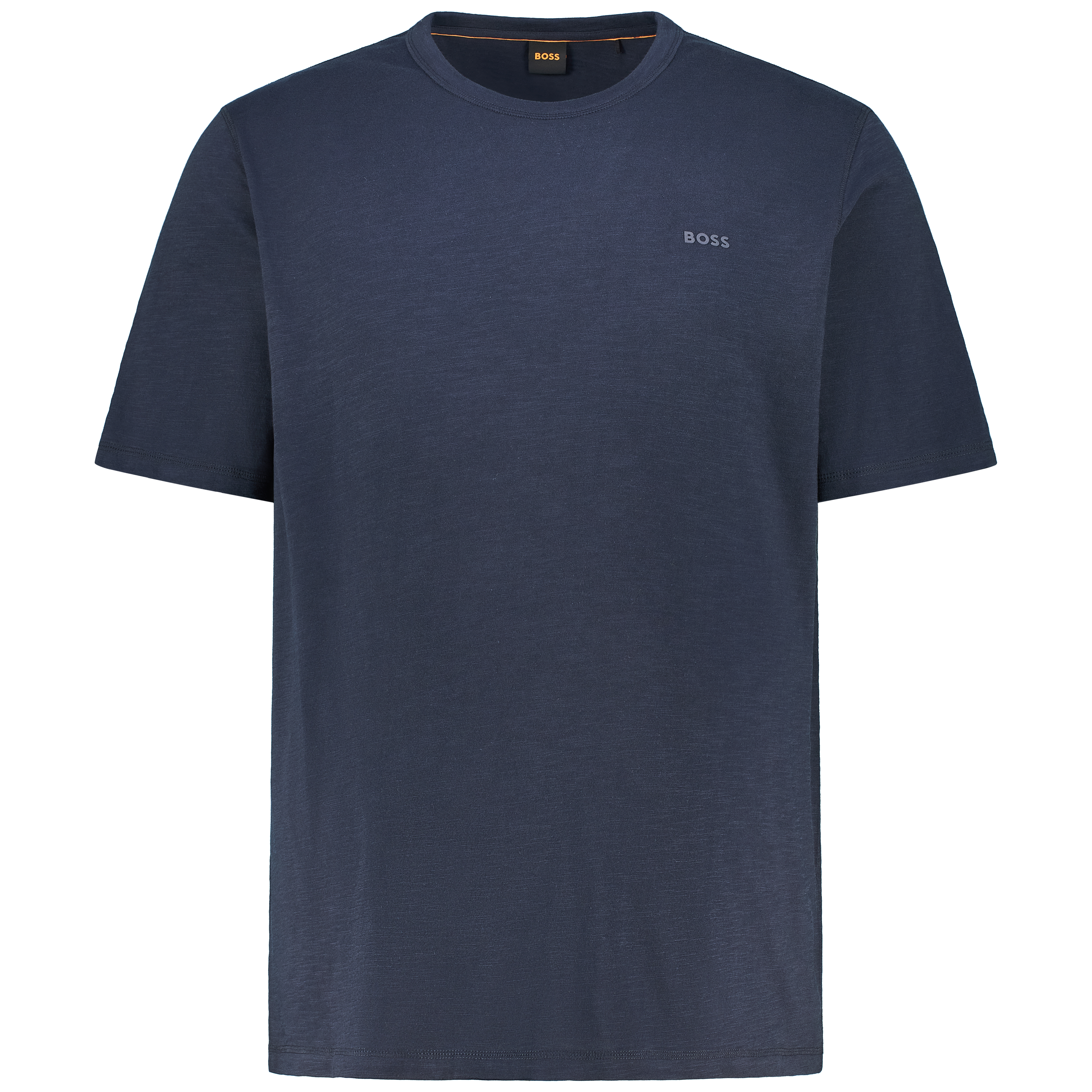 BOSS Basic T-Shirt aus Biobaumwolle dunkelblau