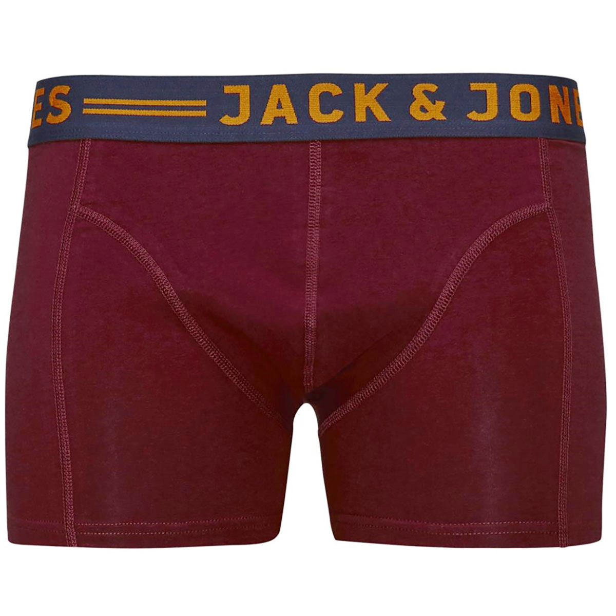 Jack&Jones 3er-Pack Pants mit Elasthan weinrot