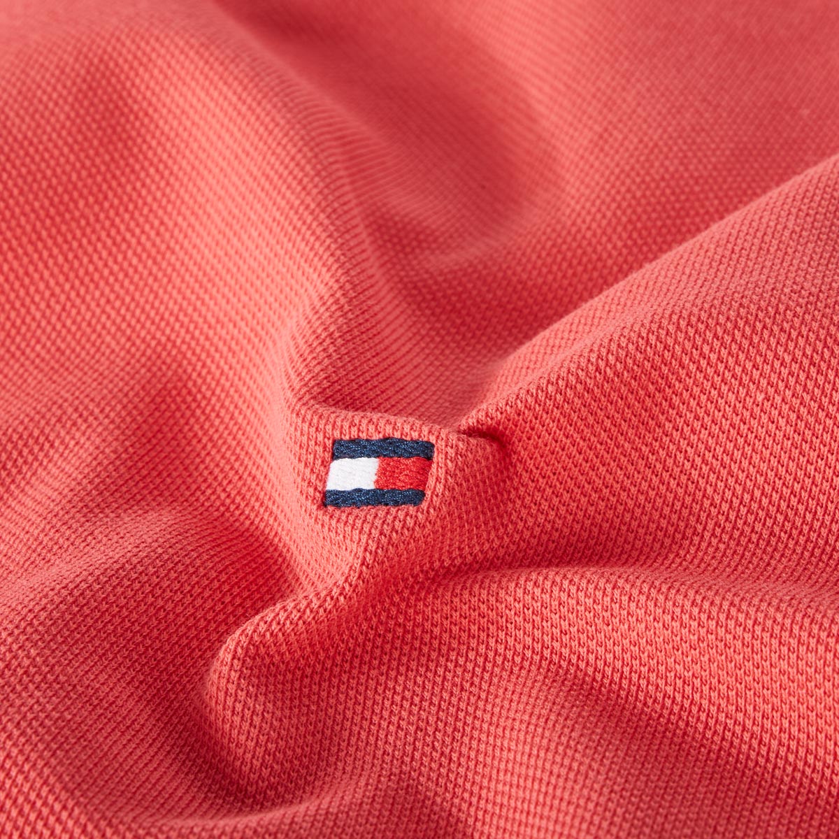 Tommy Hilfiger Poloshirt mit Stretch korallrot