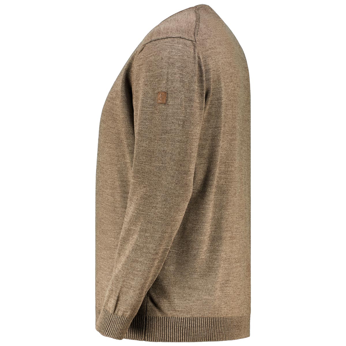 Hajo Pullover aus Wolle, kratzfrei grau