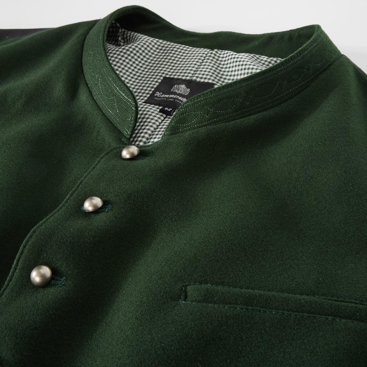 Hammerschmid Trachtenweste aus Wollmischung grün