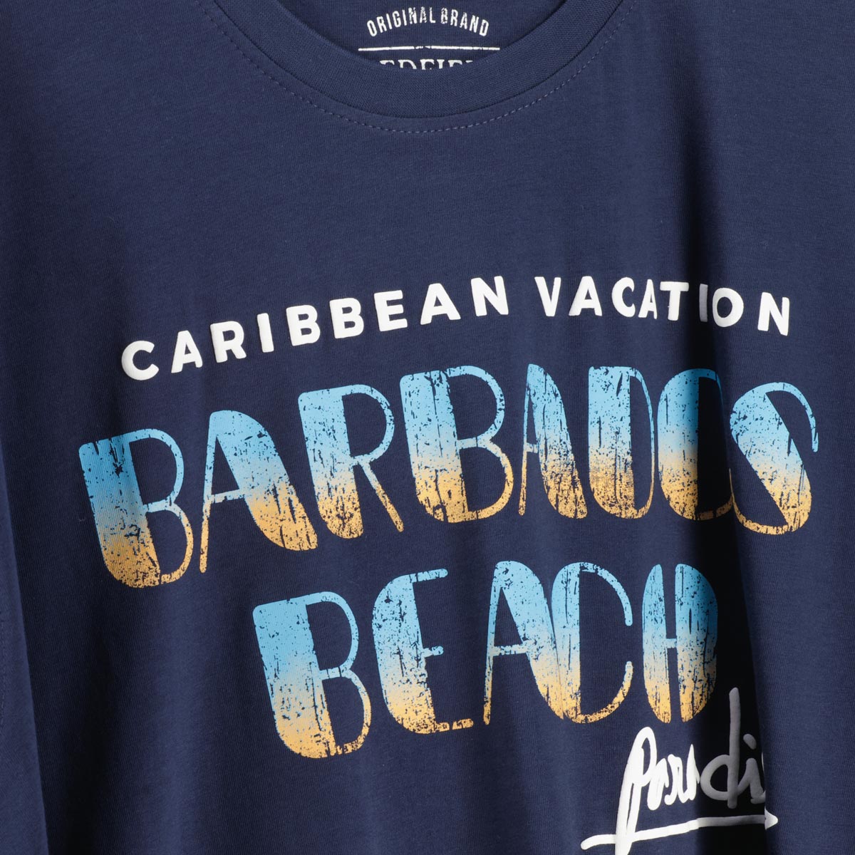 Redfield T-Shirt mit Print dunkelblau