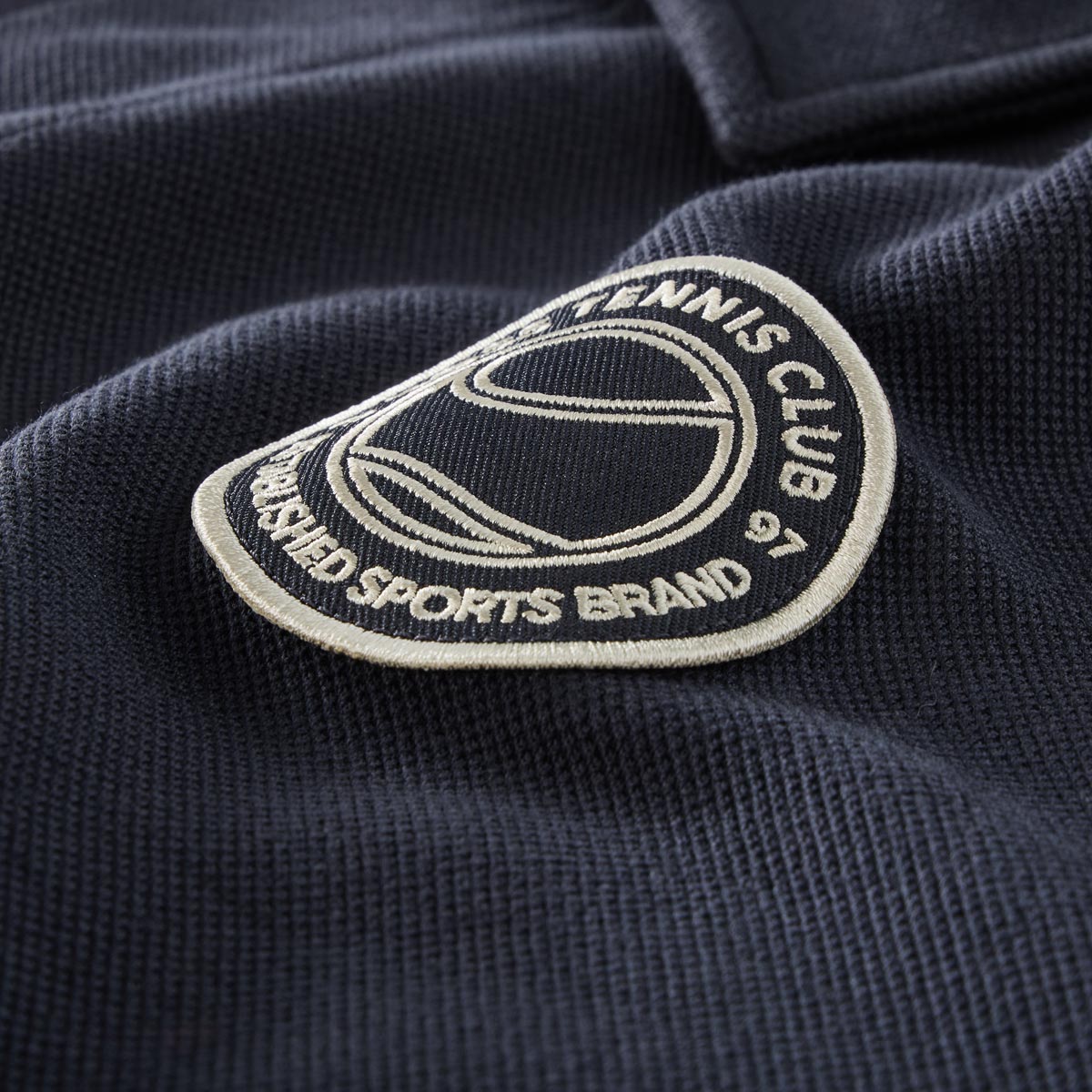 BOSS Sweatshirt mit Elasthan dunkelblau