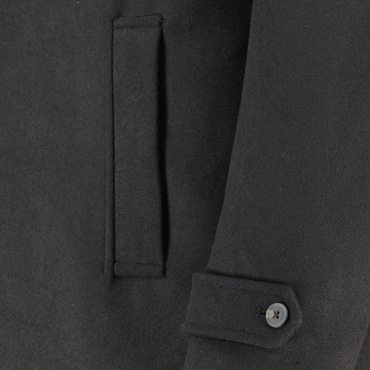 Jack&Jones Mantel aus Wollmischung schwarz