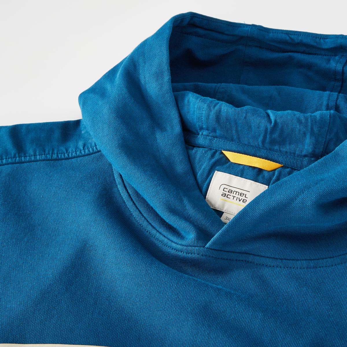 camel active Hoodie mit Label-Print blau
