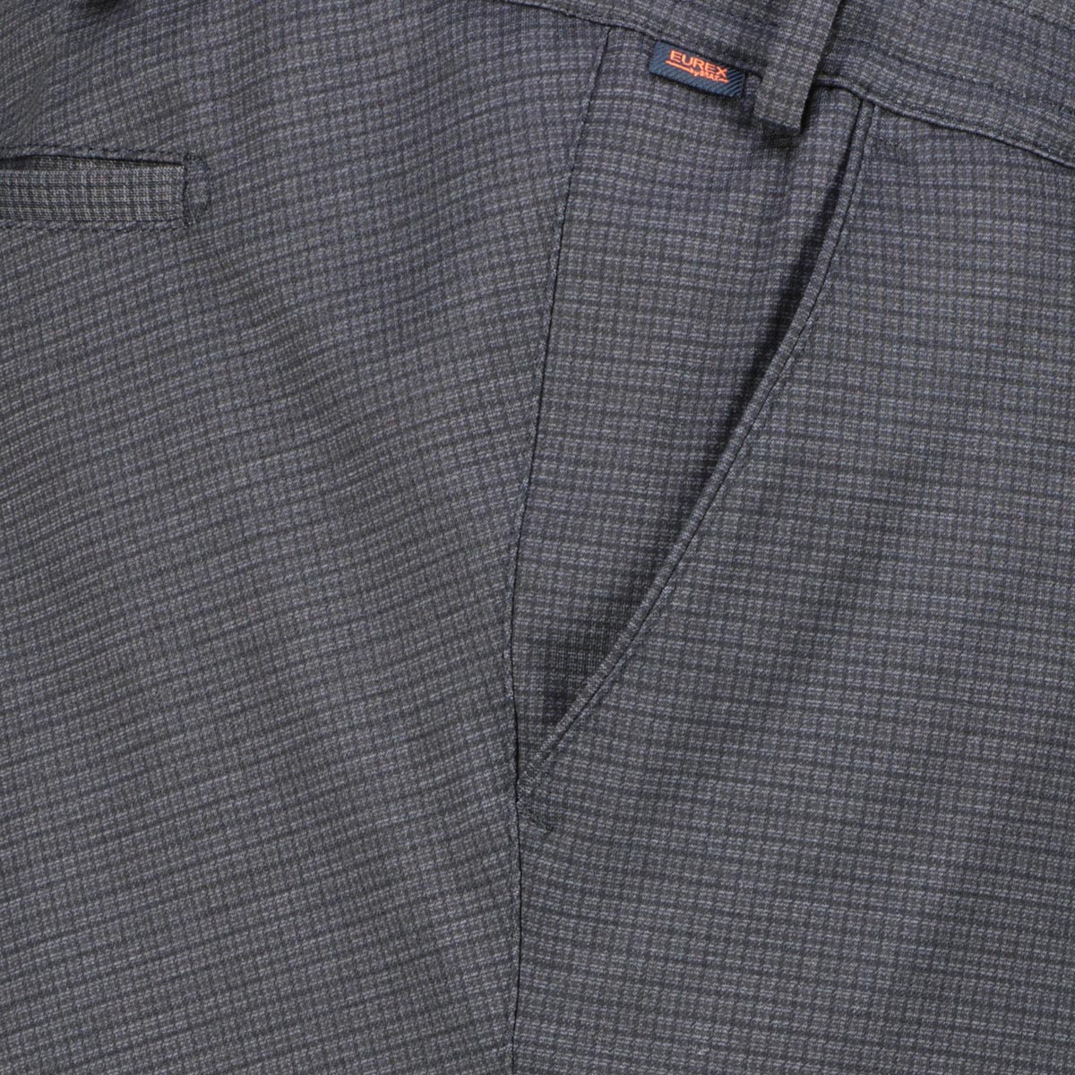 Eurex by Brax Chinos "Thore" aus Stretch-Jersey, Tapered Fit anthrazit