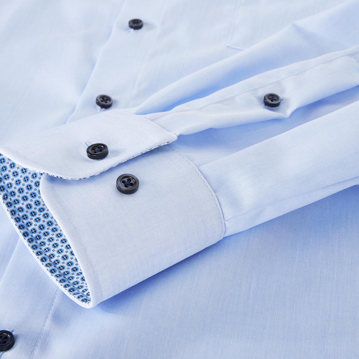 CASA MODA Businesshemd aus Baumwolle blau