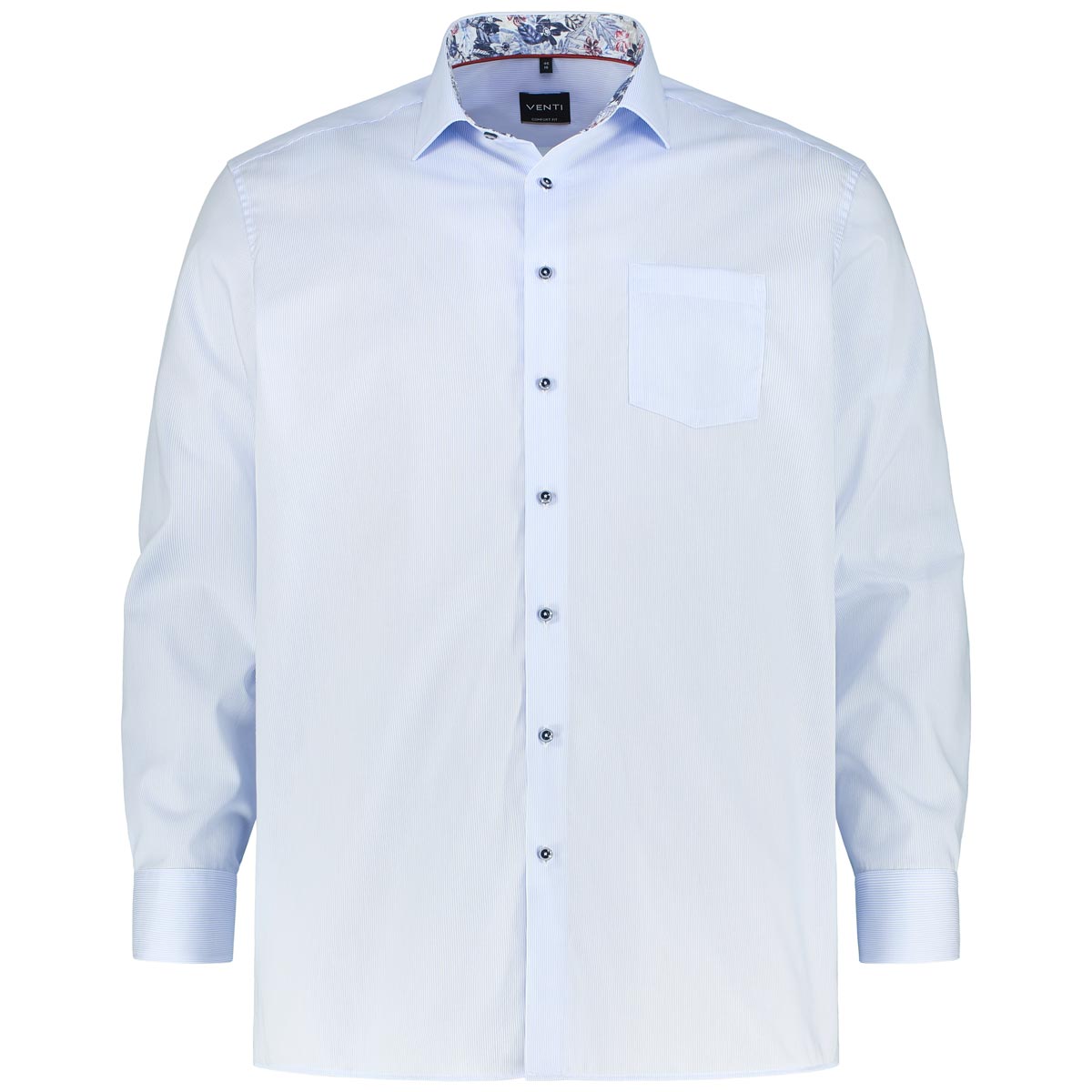 CASA MODA Businesshemd mit Streifen, bügelfrei Farbe blau Größe: 50 günstig online kaufen