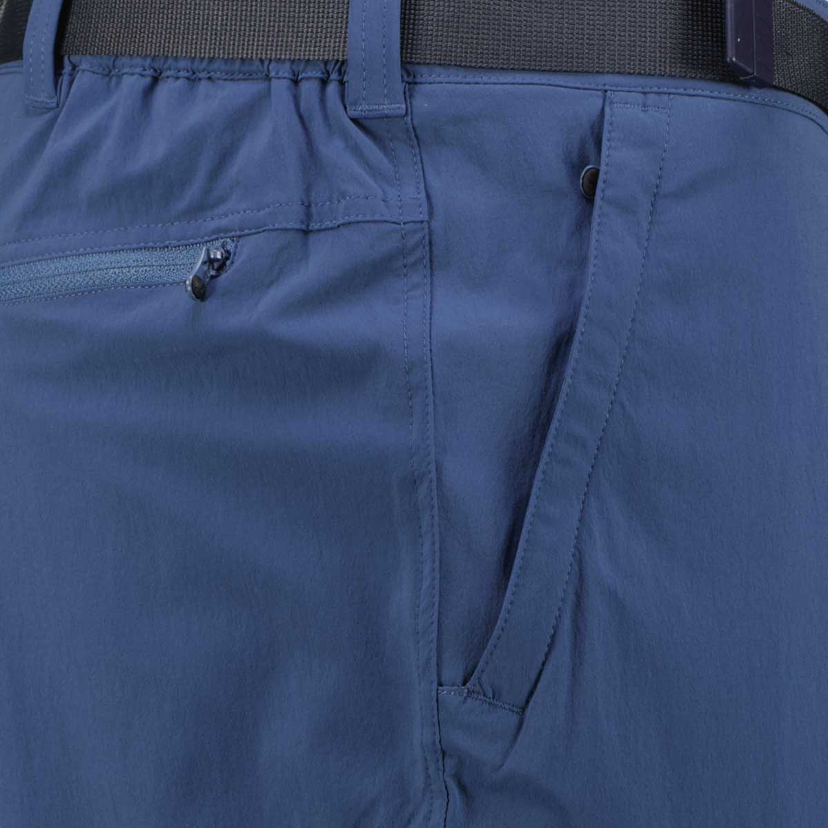 Maier Sports Trekkinghose mit Stretch und abtrennbarem Hosenbein blau